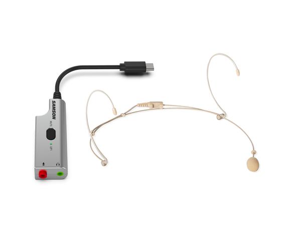 SAMSON DEU1 - BUNDLE MICROFONO HEADSET E ADATTATORE AUDIO USB