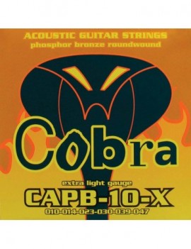COBRA Muta di corde per chitarra acustica, 010-047