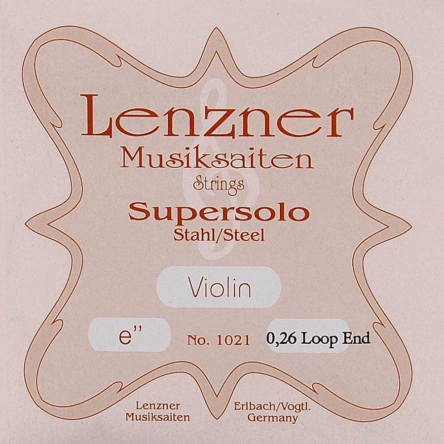 LENZNER E-1 string for violin 4/4, steel/ t