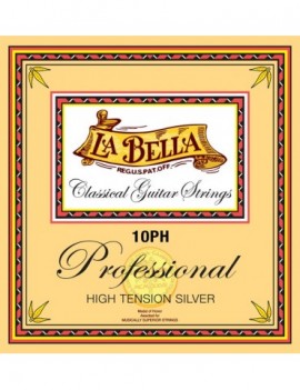 LA BELLA La Bella Professional 10PH | Muta di corde per chitarra classica, tensione alta 10PH