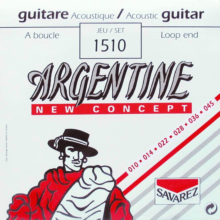 ARGENTINE Muta di corde per chitarra acustica, 010-045