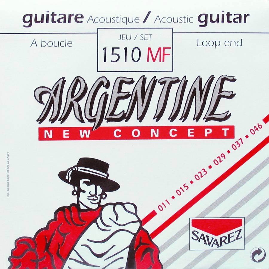 ARGENTINE Muta di corde per chitarra acustica, 011-046