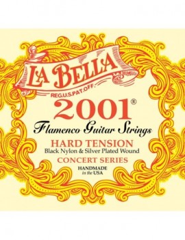 LA BELLA La Bella 2001 Flamenco | Muta di corde per chitarra classica flamenco 2001FLA-HARD Tensione: Alta