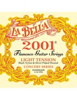 LA BELLA La Bella 2001 Flamenco | Muta di corde per chitarra classica flamenco 2001FLA-LIGHT Tensione: Bassa
