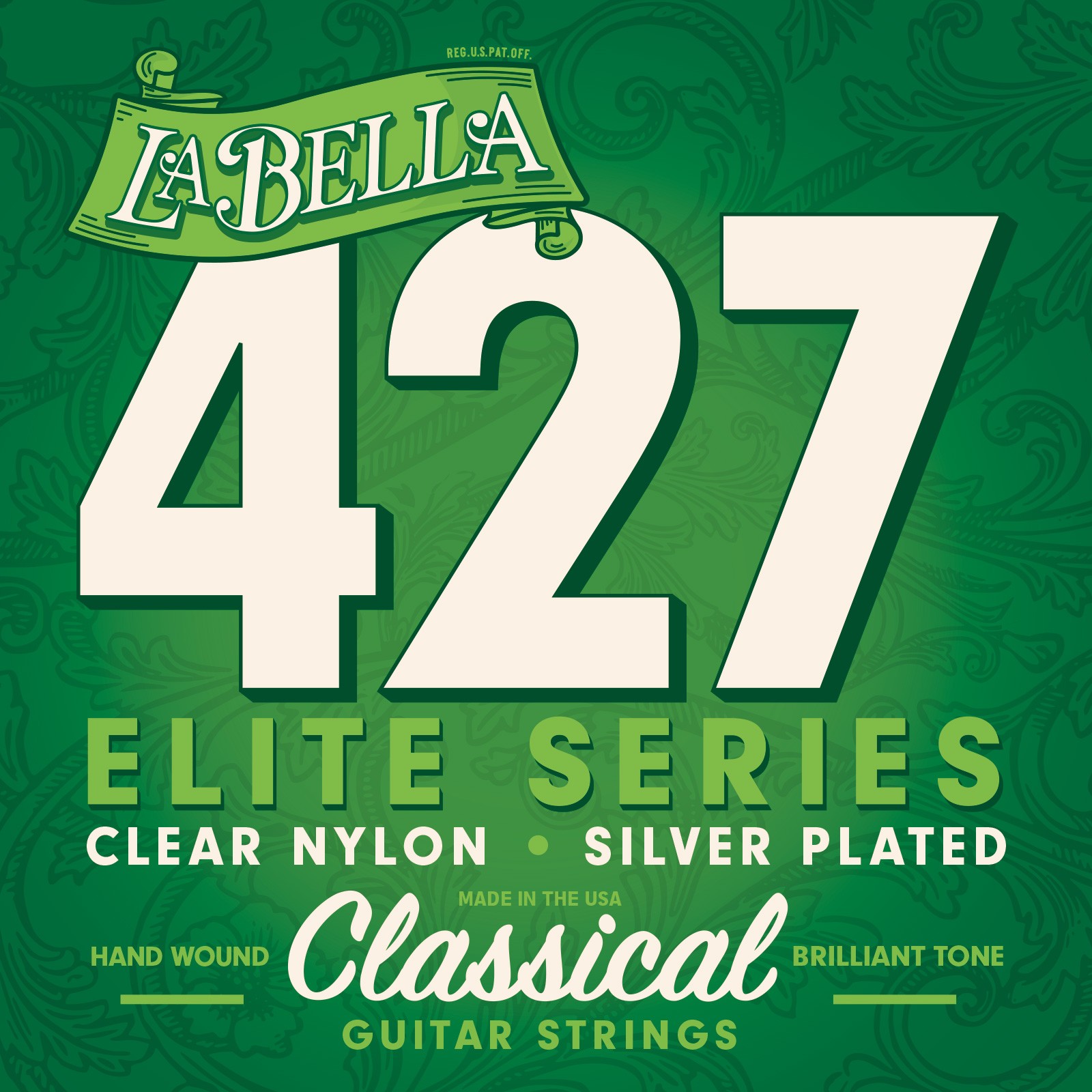 LA BELLA La Bella Elite 427 | Muta di corde per chitarra classica, tensione media 427