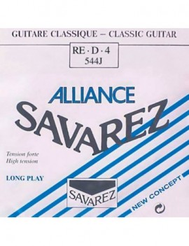SAVAREZ 4th D - Corda singola per chitarra classica, tensione alta