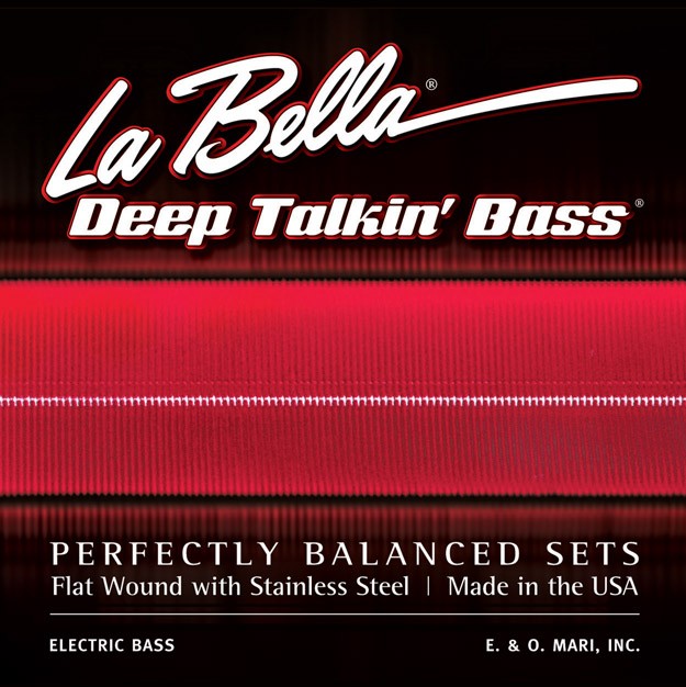 LA BELLA La Bella Deep Talkin' Bass | Muta di corde per basso Danelectro® Longhorn 760-FD Materiale bassi: Stainless