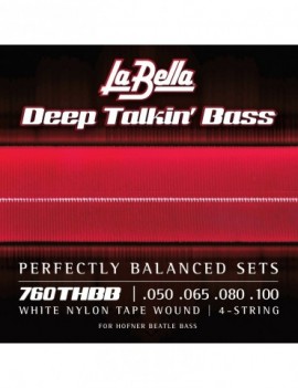 LA BELLA La Bella Deep Talkin' Bass | Muta di corde per basso Beatle Höfner® 760THBB Scalatura: 050-065-080-100