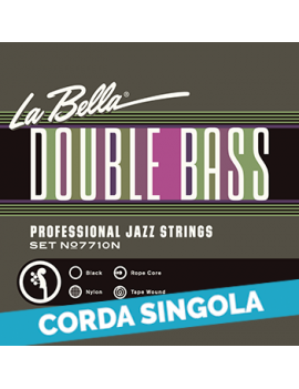 LA BELLA Corda singola La Bella per contrabbasso, modello 7710T Double Bass 7715T-C Scalatura: 7715T-C