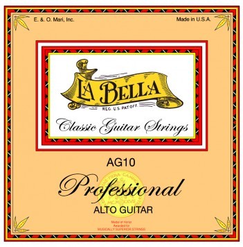 LA BELLA La Bella AG10 | Muta di corde per chitarra classica contralto (scala 520mm) AG10
