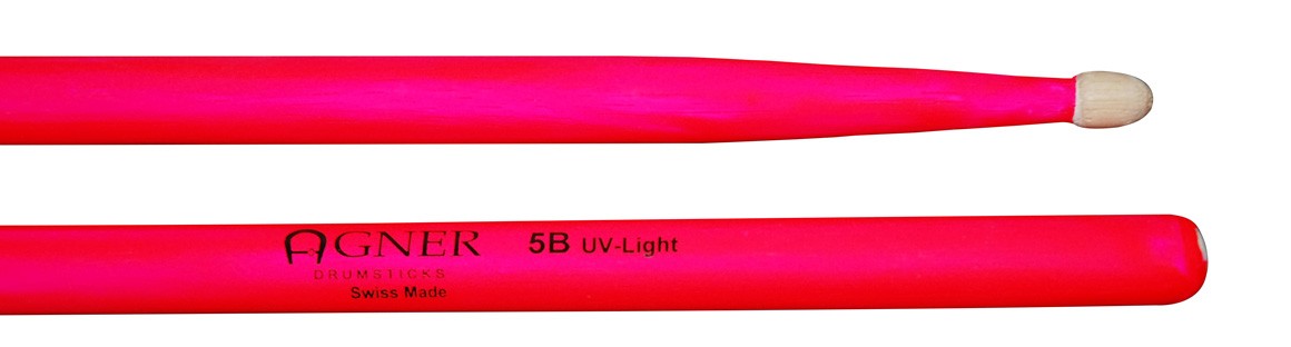 AGNER Bacchette per batteria 5B UV Rosa