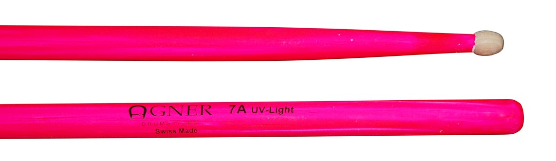 AGNER Bacchette per batteria 7A UV Rosa