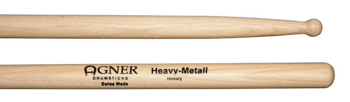 AGNER Bacchette per batteria Heavy Metal Hickory