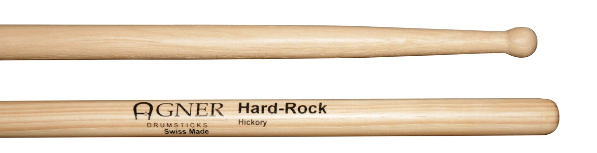 AGNER Bacchette per batteria Hard Rock Hickory