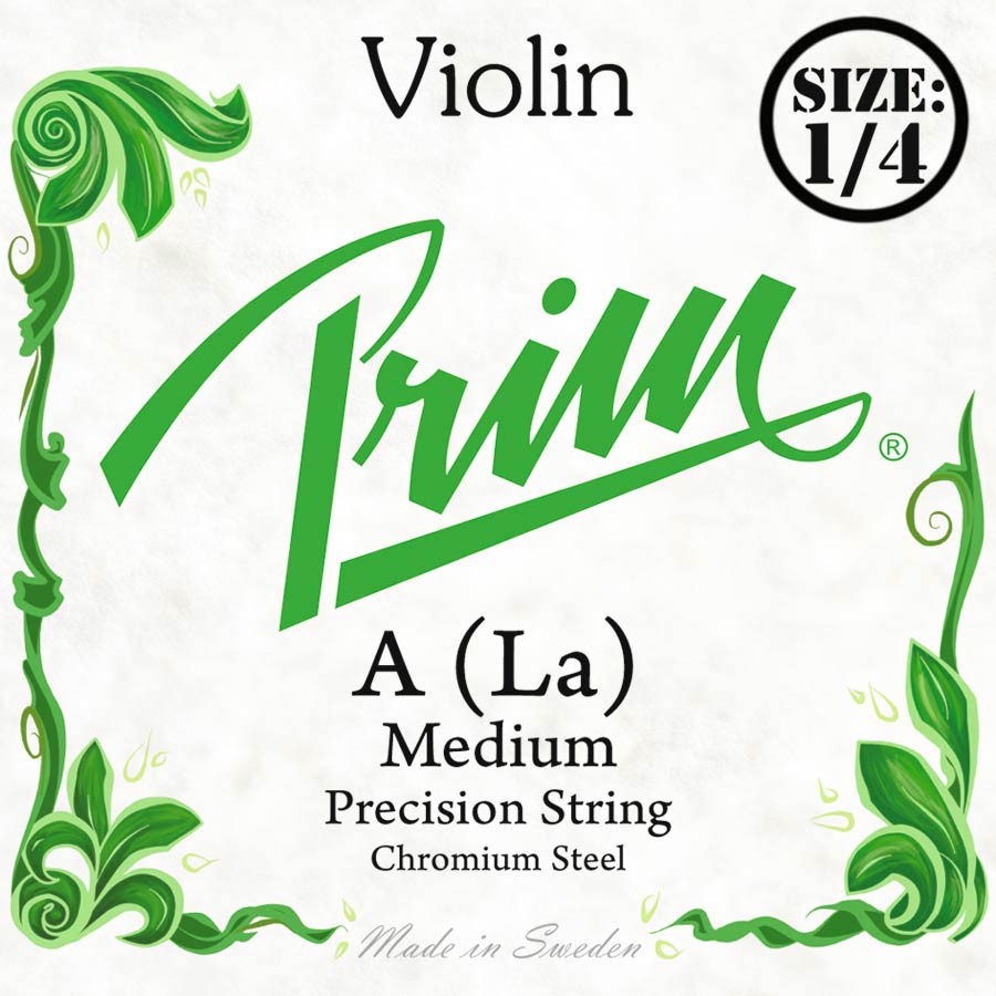 PRIM 2nd A - Corda singola per violino 1/4, acciaio cromato