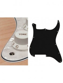 BOSTON Battipenna per chitarra elettrica ST, no holes (only screw holes), 4 strati, pearl white