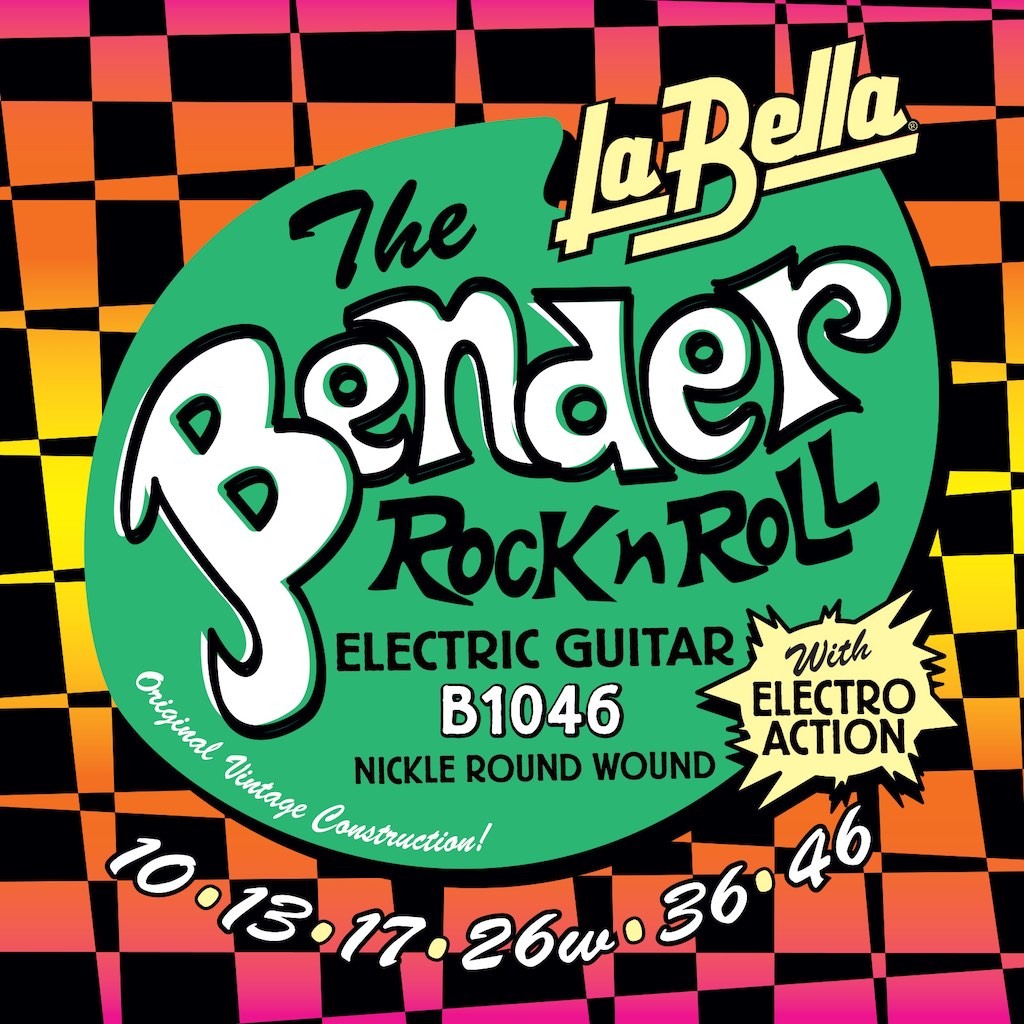 LA BELLA La Bella Bender | Muta di corde per chitarra elettrica B1046 Scalatura: 010-013-017-026W-036-046