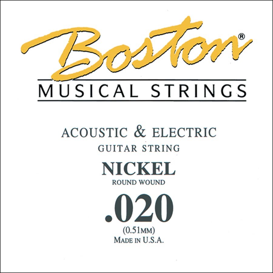 BOSTON .020 Corda singola per chitarra elettrica / acustica