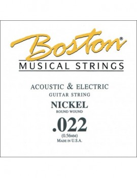 BOSTON .022 Corda singola per chitarra elettrica / acustica