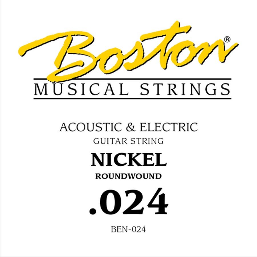 BOSTON .024 Corda singola per chitarra elettrica / acustica