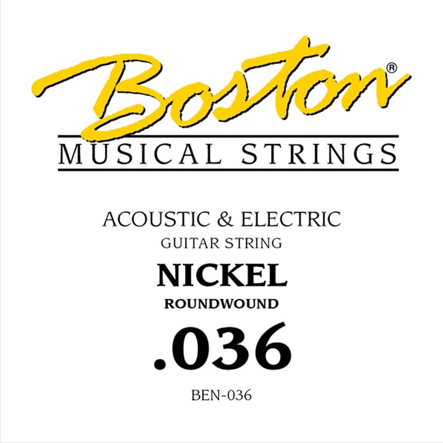 BOSTON .036 Corda singola per chitarra elettrica / acustica
