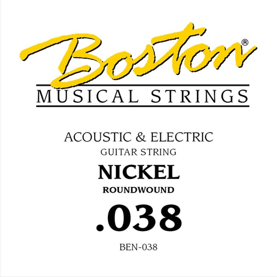 BOSTON .038 Corda singola per chitarra elettrica / acustica