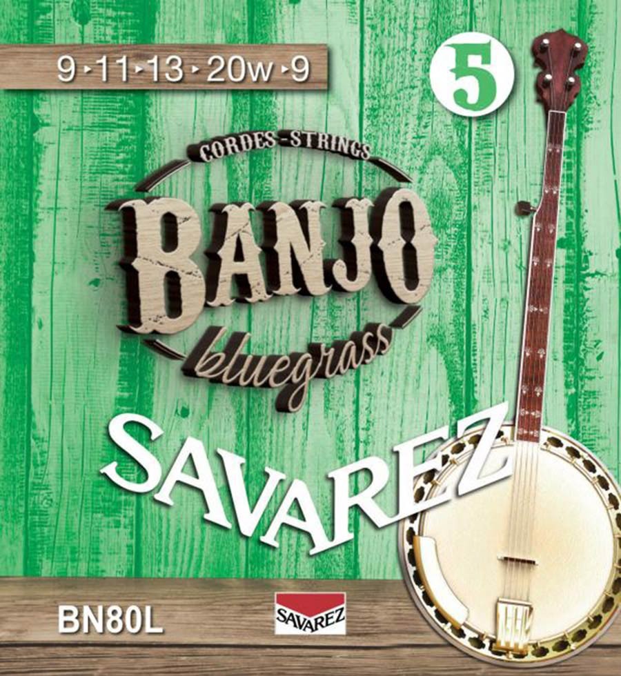 SAVAREZ Muta di corde per banjo 5 corde, bluegrass, tensione bassa