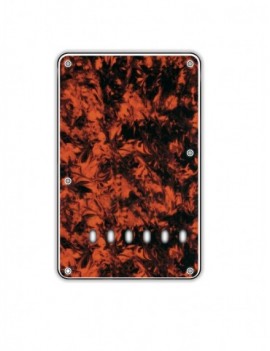 BOSTON Piastra posteriore (back plate), 11,2mm, 3 strati, chitarra elettrica ST, 86x138mm, marble orange