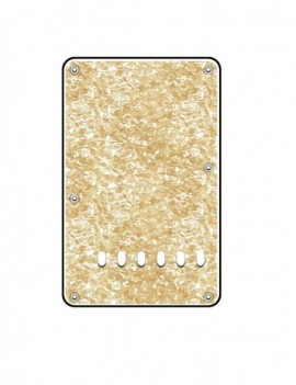 BOSTON Piastra posteriore (back plate), 11,2mm, 3 strati, chitarra elettrica ST, 86x138mm, pearl cream