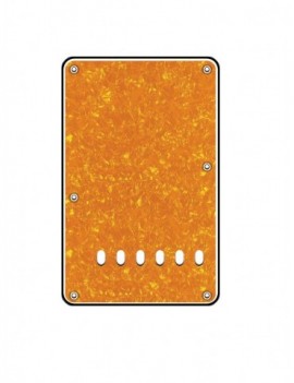 BOSTON Piastra posteriore (back plate), 11,2mm, 3 strati, chitarra elettrica ST, 86x138mm, pearl yellow