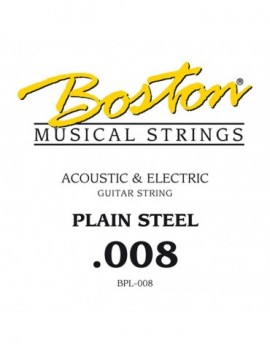 BOSTON .008 Corda singola per chitarra elettrica / acustica