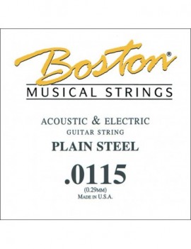 BOSTON .0115 Corda singola per chitarra elettrica / acustica