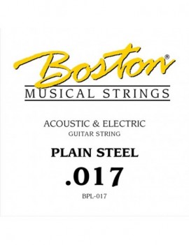 BOSTON .017 Corda singola per chitarra elettrica / acustica