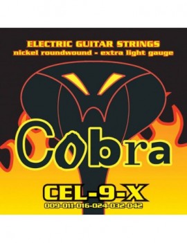 COBRA Muta di corde per chitarra elettrica, 009-042