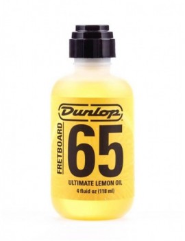 DUNLOP Olio di limone per pulizia della tastiera, Fretboard 65 Ultimate Lemon Oil, 118ml