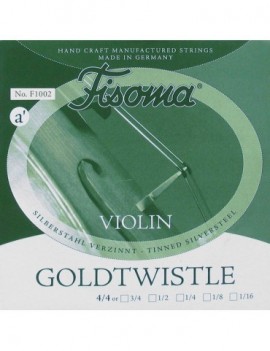 FISOMA 2nd A - Corda singola per violino 4/4, acciaio e alluminio