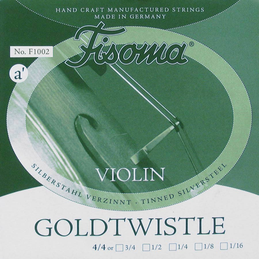 FISOMA 2nd A - Corda singola per violino 4/4, acciaio e alluminio