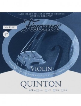 FISOMA 1st E - Corda singola per violino 4/4, acciaio, con pallino
