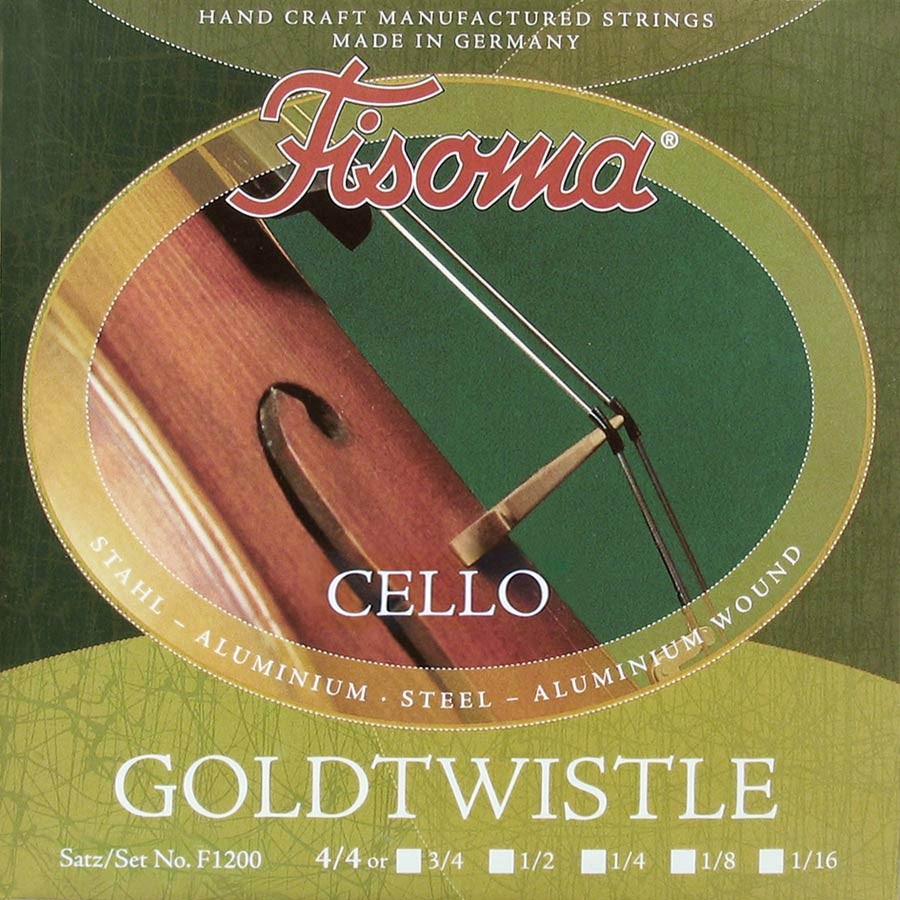 FISOMA Muta di corde per violoncello 4/4, acciaio e alluminio