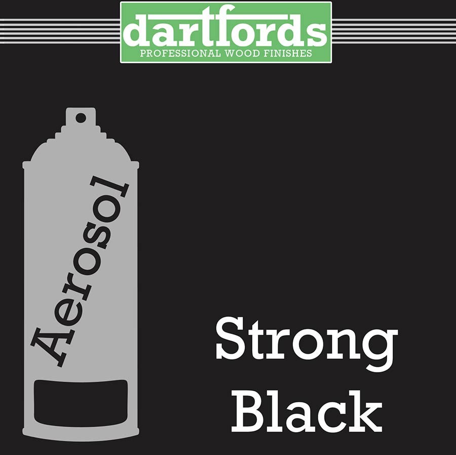 DARTFORDS Vernice spray, colore Strong Black, 400ml