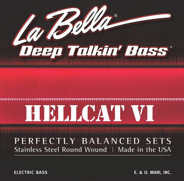 LA BELLA La Bella Deep Talkin' Bass | Muta di corde per chitarra Schecter® Hellcat VI HC6-N Materiale bassi: