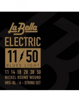 LA BELLA La Bella HRS | Muta di corde per chitarra elettrica HRS-BL Scalatura: 011-014-018-028W-038-050