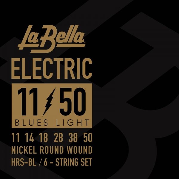 LA BELLA La Bella HRS | Muta di corde per chitarra elettrica HRS-BL Scalatura: 011-014-018-028W-038-050