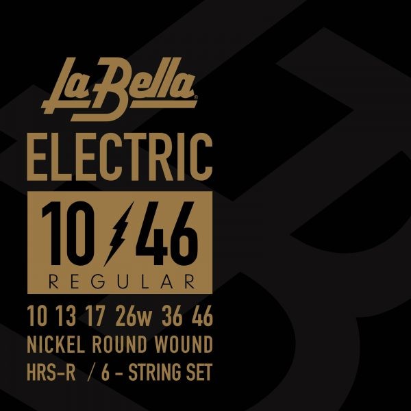 LA BELLA La Bella HRS | Muta di corde per chitarra elettrica HRS-R Scalatura: 010-013-017-026W-036-046