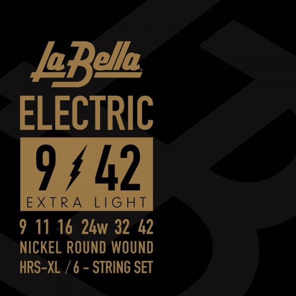 LA BELLA La Bella HRS | Muta di corde per chitarra elettrica HRS-XL Scalatura: 009-011-016-024W-032-042