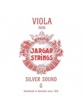 JARGAR 3rd G - Corda singola per viola, tensione alta, argento