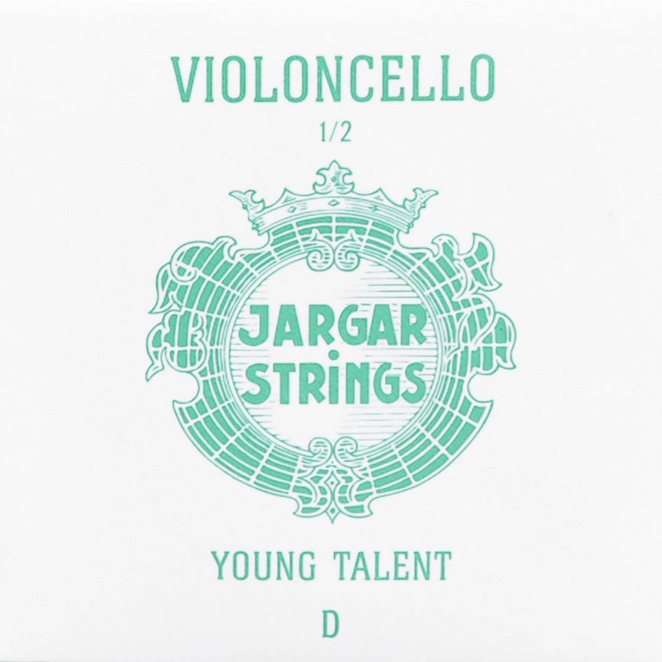 JARGAR 2nd D - Corda singola per violoncello 1/2, tensione media, flexi-metal