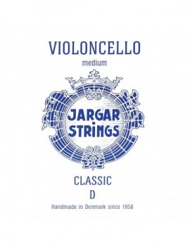 JARGAR 2nd D - Corda singola per violoncello, tensione media, flexi-metal