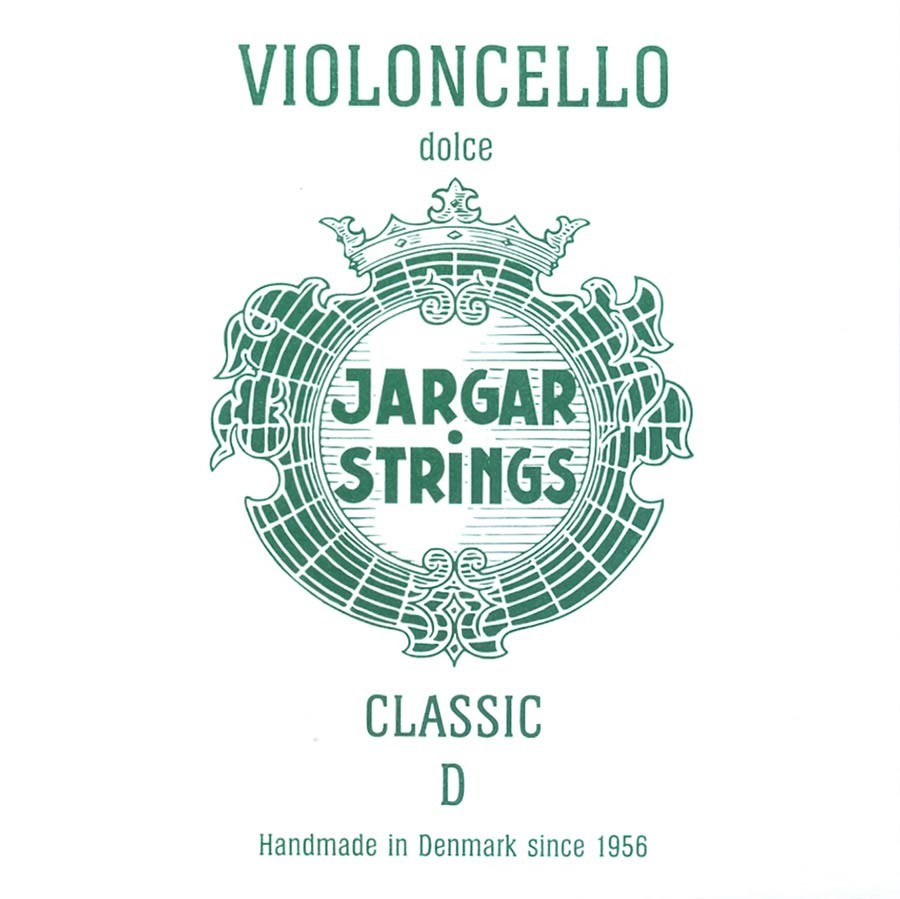 JARGAR 2nd D - Corda singola per violoncello, tensione bassa, flexi-metal