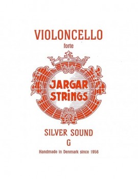 JARGAR 3rd G - Corda singola per violoncello, tensione alta, argento